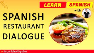 Spanish conversation: at the restaurant dialogue with english
subtitles.learn pablo https://www.learnspanishwithpablo.com
#freespanishtutori...