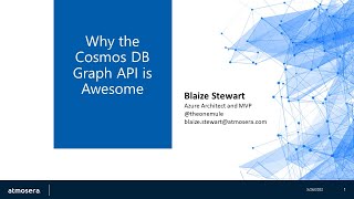 Why the Cosmos DB Graph API is Awesome