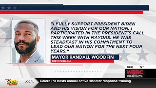 Birmingham mayor says he supports President Biden's bid for second term