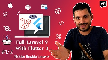 #1/2 Create A Flutter Project inside Laravel | Full #laravel  9 with #flutter  3 Course | Arabic