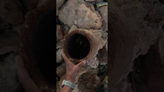 Broken clay pot //treasure gone//treasure Hunter archeology //كنوز و دفائن//البحث عن الكنز