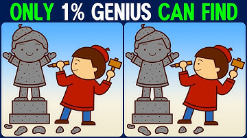 Brain exercise quiz! Find the difference between! │ Relaxing concentration time!
