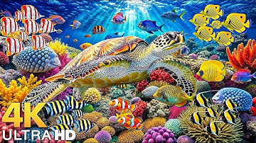 Amazing 4K Ocean Adventure 🐳 Dive Deep and Marvel at Sea Animal in The Best 4K ULTRA HD Aquarium #34