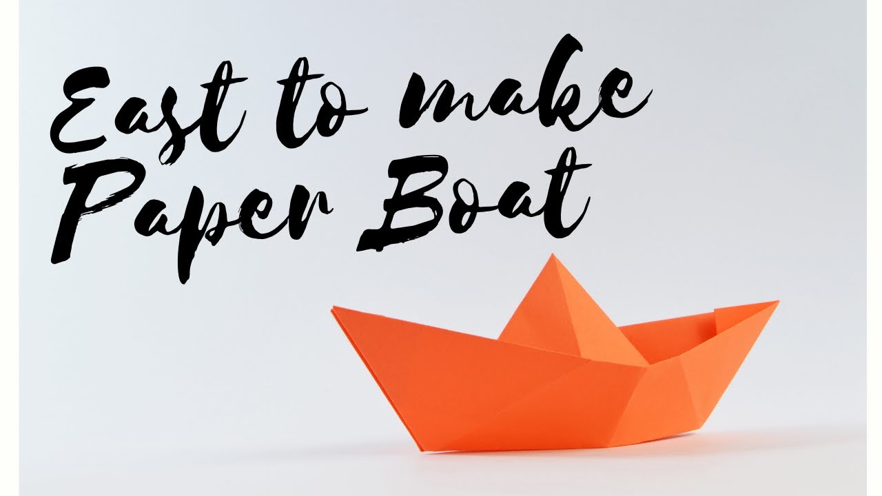 Origami paper boat: Step-By-Step Guide - YouTube