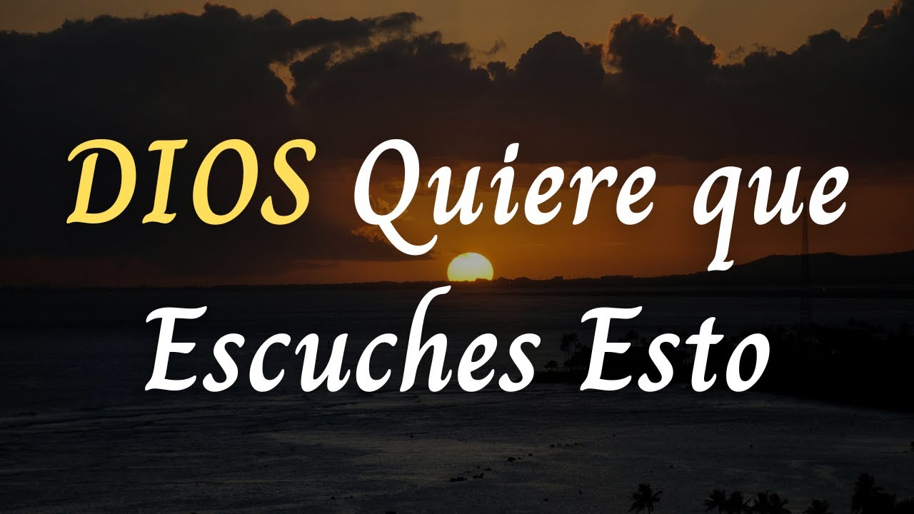Este mensaje de Dios es para ti… No lo ignores - YouTube