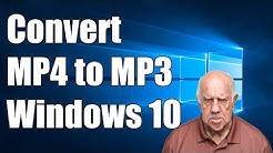 How to Convert MP4 to MP3 in Windows 10  - Durasi: 2:56. 