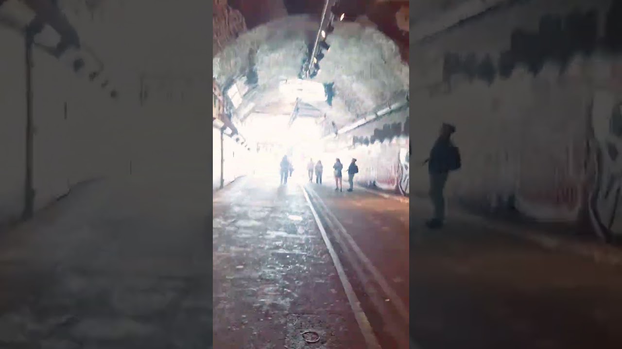 Leake street graffiti tunnel.