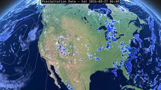 US weather forecast two week outlook -  GFS Run: 2026-08-21 00z