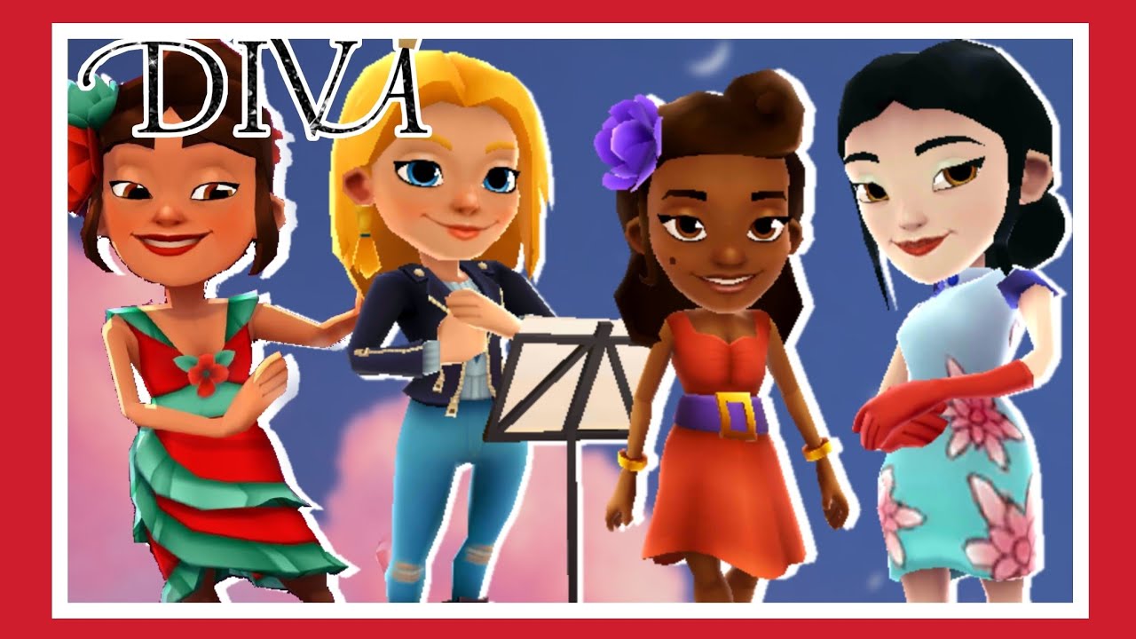 DIVA PACK | Subway Surfers | Ramona , Sofia , Rosa , Freya and Ming