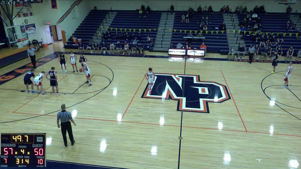 North Putnam High vs. JV Varsity Mens' Basketball - YouTube