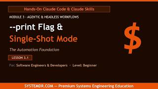 Claude Code --print Flag Explained: Build Restart-Safe AI Automation Pipelines (Lesson 3.1)