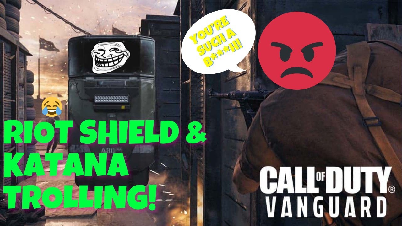 RIOT SHIELD TROLLING ON VANGUARD! (Funny Reactions & Best Moments)