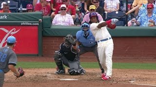 ARI@PHI: Franco hammers an opposite-field solo shot