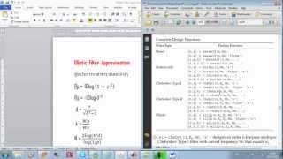 Elliptic Filter Design.mp4