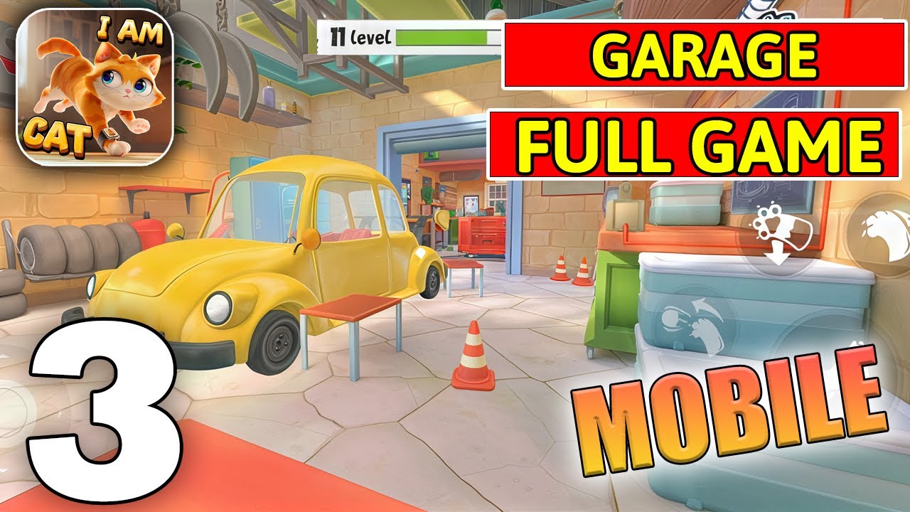 I Am Cat Mobile Garage Location Full Game Walkthrough (iOS, Android)