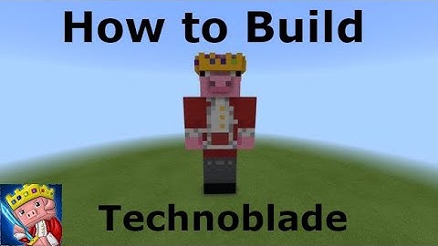 |How to Build Technoblade (v.1)| Minecraft Skin Tutorials