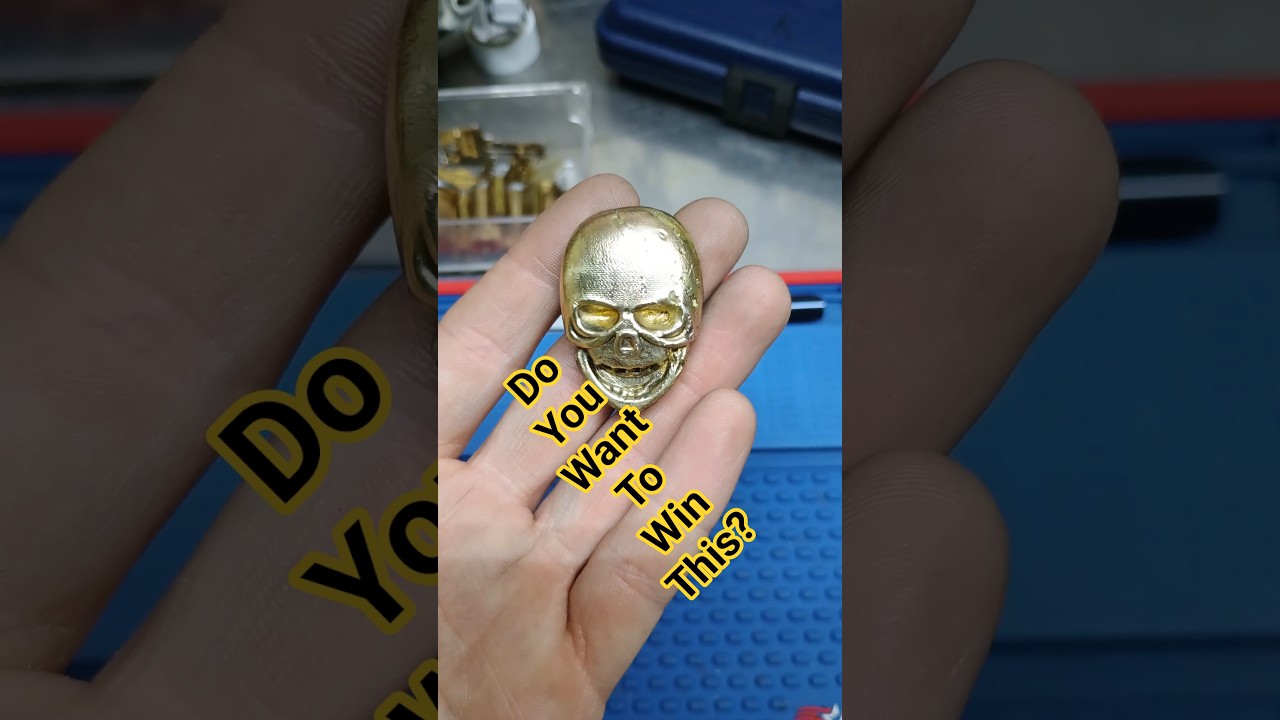 Brass skull: who wants to win this? #locksmith #brass #shorts #tiktok