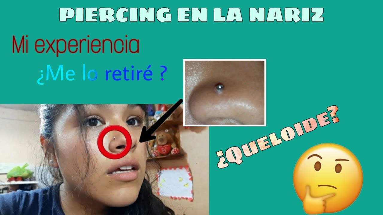 PIERCING EN LA NARIZ (me salió un bulto alrededor del piercing) // Me