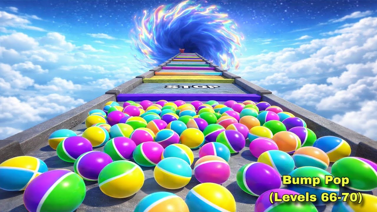 Bump Pop - All Levels Gameplay Pop Pi (Levels 66-70)