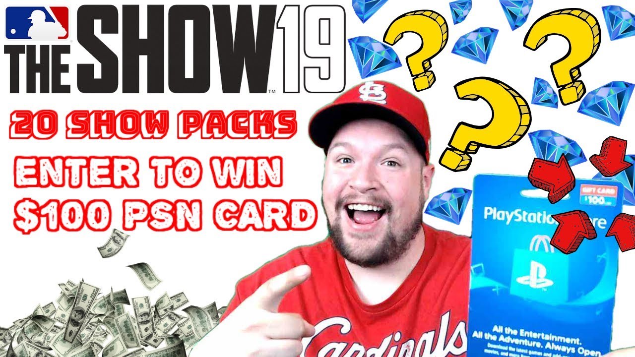 MLB The Show 19 Pack Opening | $100 PSN Card Giveaway