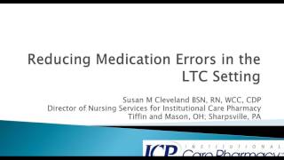 Famous PHCA Reducing Medication Errors in the Long Term Care Setting Webinar - 4/27/17 Net Worth