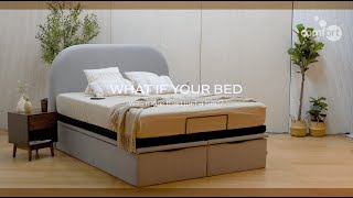 Kempi Adjustable + Storage Bed Frame - Pet-Friendly &amp; Repellent Fabric