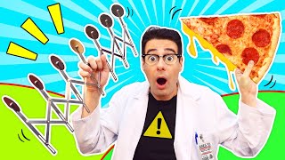 Probando 7 Inventos Increíbles Para Pizzas Funcionan? Curiosidades Con Mike - T4 E2