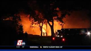 Massive Fire Destroys Homes on White Bear Lake