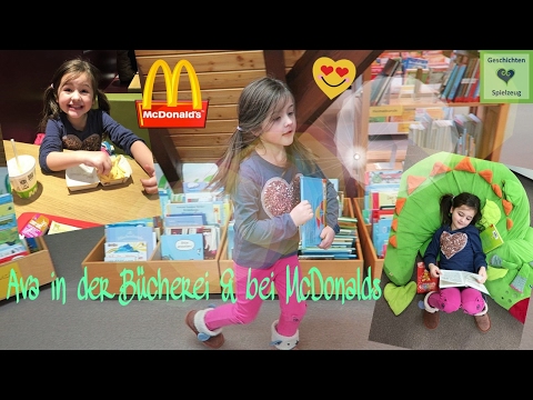 Follow Us Around Bücherei & bei McDonalds | Wir nehmen euch mit ? ? ? Geschichten und Spielzeug
