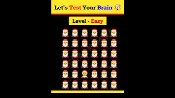 Memory Test || Find The Odd Emoji Out Puzzle Quiz || #Shorts #quiztime