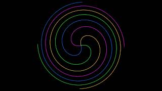 10 hours Colorful Spiral Neon Loop 4K UHD 60FPS VJ Animation Screensaver