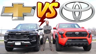 2024 Toyota Tacoma vs 2024 Chevy Colorado: Chevy Beat Toyota?!?
