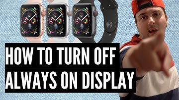 How To Turn OFF The Always On Display On The Apple Watch Series 5/6!!! 😎