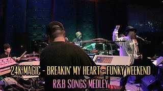 24K magic - Breakin' my heart - Funky Weekend / Bruno Mars & Mint Condition & Stylistics (Cover)