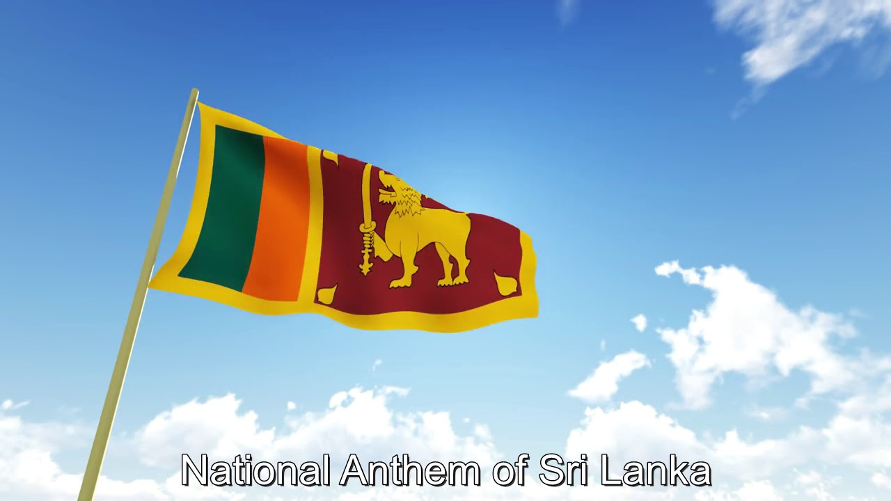 National Anthem of Sri Lanka with Magul Bera - YouTube