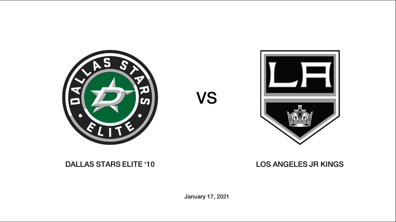 20210117 Dallas Stars Elite 10 vs LA Jr Kings (Full Game) YouTube