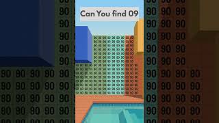 Only 1% Can Find 09 Among 90 👀🔥 | New Viral Puzzle Challenge