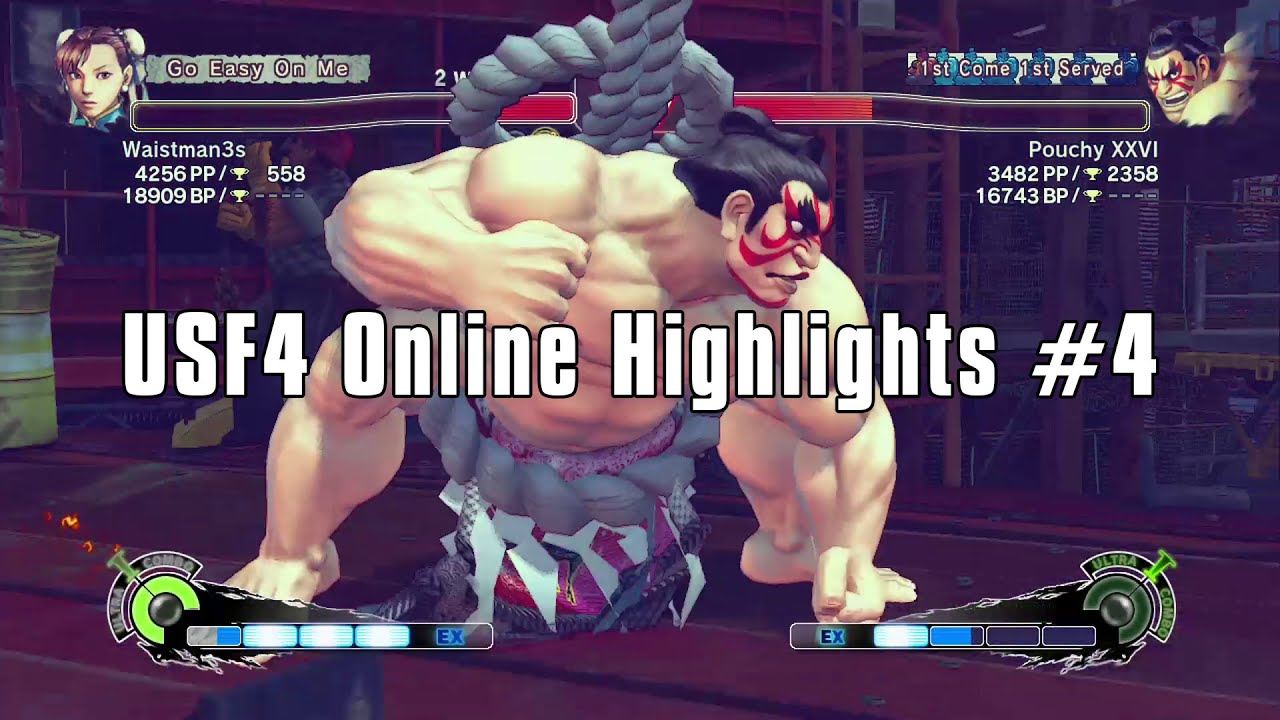 USF4 Online Highlights #4 (featuring Waistman3s, xM1nIm0Hx, II Epacta II and more)