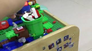 A normal game with Lego Super Mario