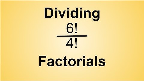 Algebra Skill: Dividing Factorials | 9th-12th Grade Math |
