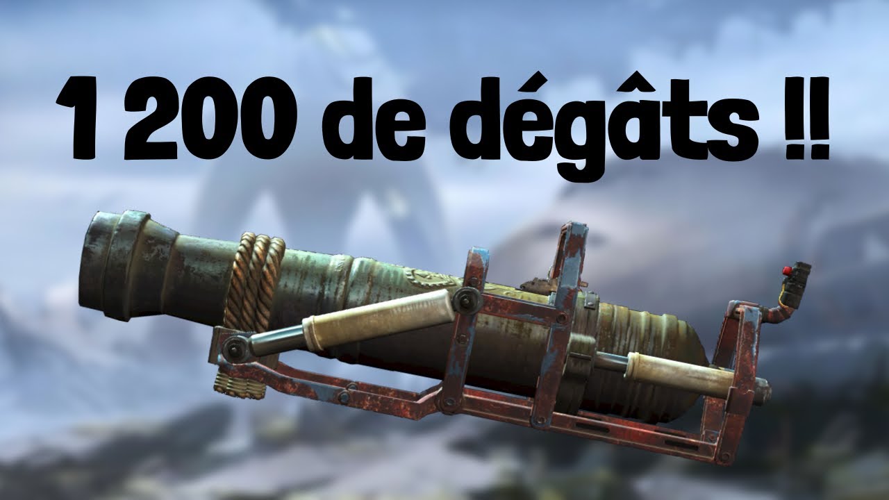 Fallout 76 - Canon de bordée dommage insane !!!
