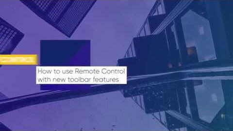 How to use Remote Control with New Toolbar Features? | ITarian