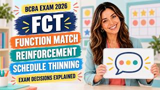 Functional Communication Training: Function Match, Reinforcement, and Schedule Thinning