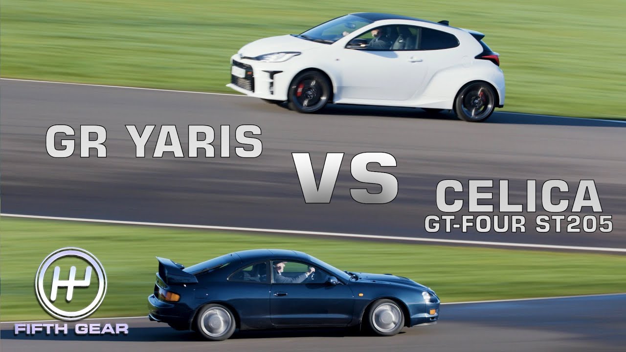 Toyota Gr Yaris Vs Celica Gt Four St5 Shootout Old Vs New Fifth Gear Youtube