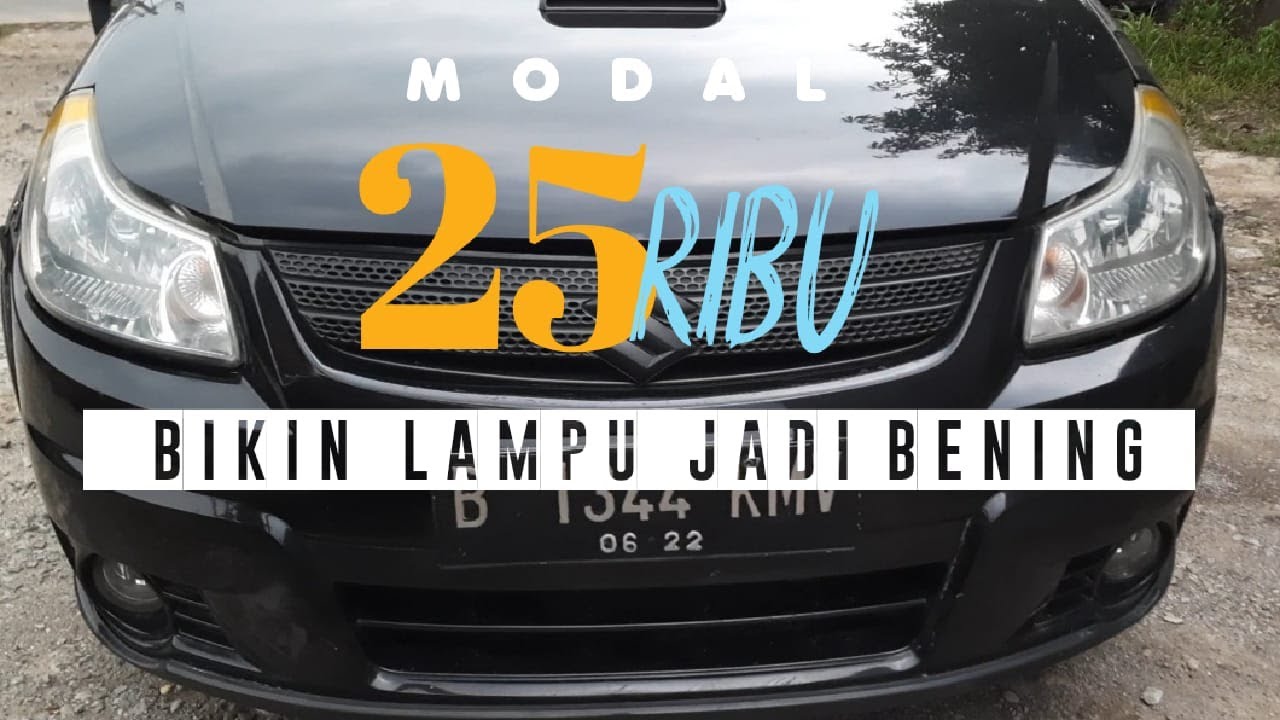 Headlamp mobil kusam jadi kinclong | Headlamp Restoration | SX4