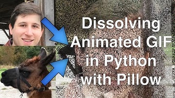 Creating a Dissolving Animated GIF in Python via Pillow