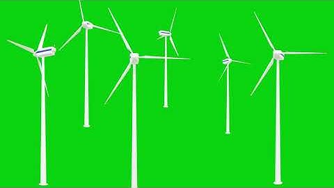 wind turbine green screen background video #turbine #wind HD FHD video