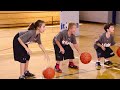 Low Dribble Drill (add numbers)