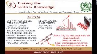 Tsk presents oil and gas Well course part 10