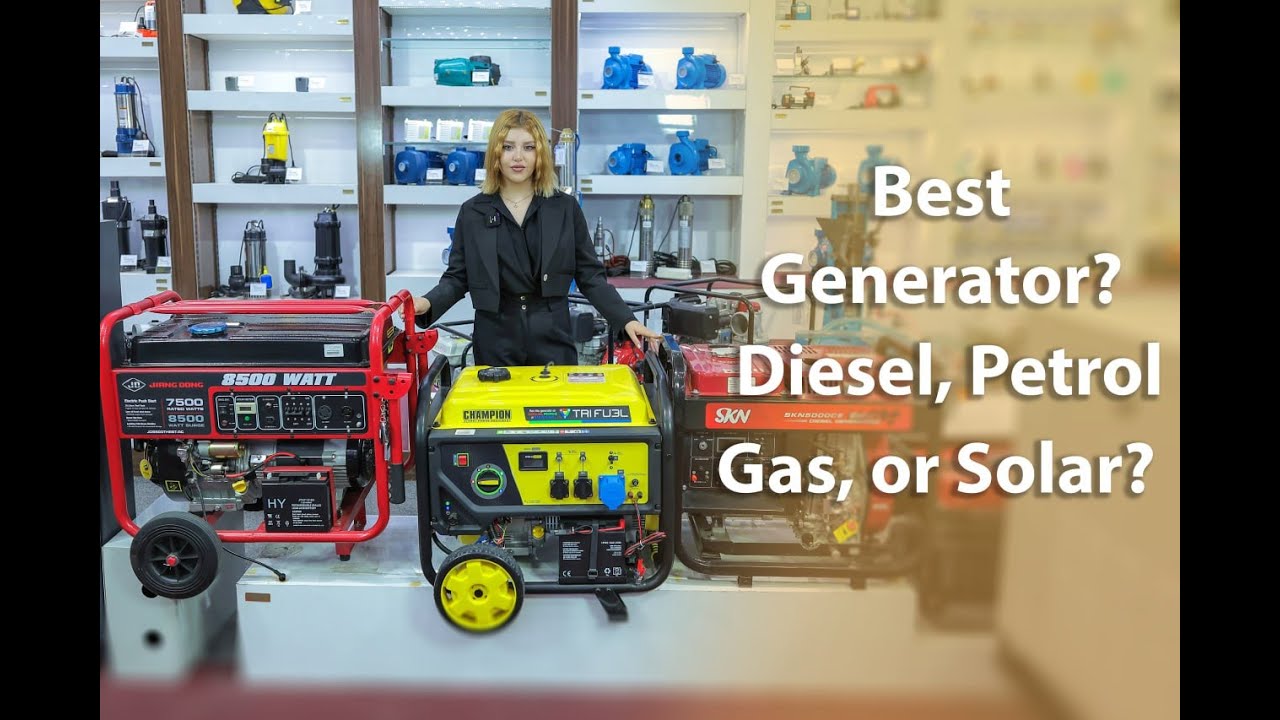 Backup Power Showdown: Diesel, Petrol, Gas, or Solar Generator?